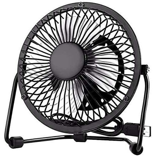 Ventilador de Mesa USB - Mini Ventilador silencioso y Regulable - Ventilador portátil para el Calor en la Oficina o en casa.