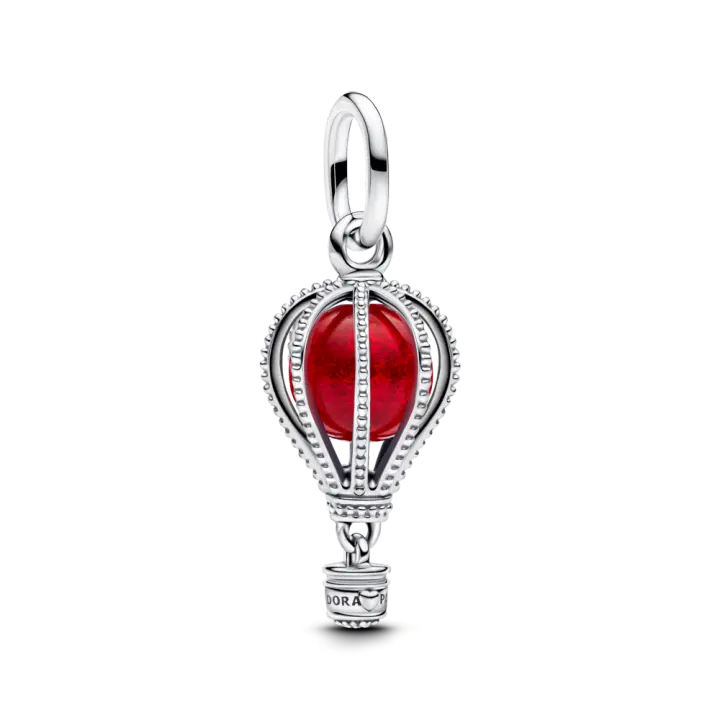 Charm Colgante Pandora Globo Aerostático de Cristal de Murano - 1