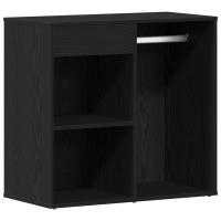 Gabinete Cosmético de Roble Negro vidaXL 80x40x75 cm Hecho de Madera Elaborada - details 1