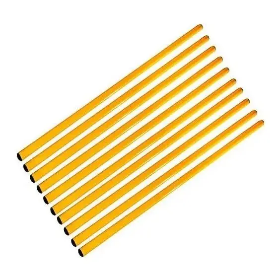 Cannon Set de 10x Picas de Entrenamiento 120 cm, Color Amarillo o Rojo, Practicar Deporte Futbol Rugby Futbol Americano Deportivo - 1