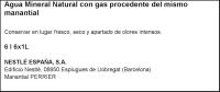 Perrier Agua Mineral Natural con Gas - Paquete de 6 Botellas de Plástico de 1 L - Total: 6 L - details 2