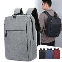 Mochila Universitaria Versátil De Tela Oxford Trendy En Negro Gris Rojo Azul Para Estudiantes 15.6 Pulgadas Lavable Negocios Unisex - details 1