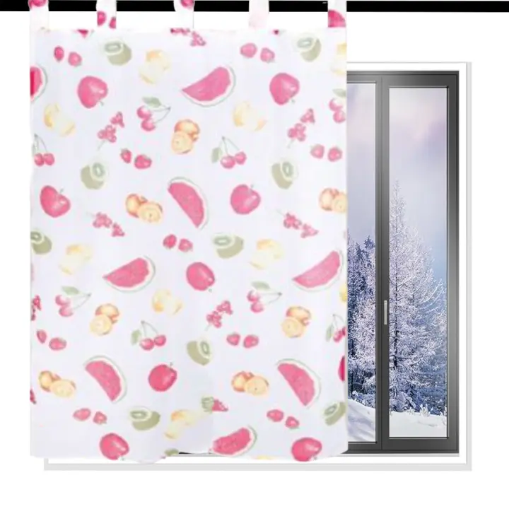Cortina De Cocina - 100x220cm - Cortinas De Cocina Semitransparentes Estampadas, Cortinas Transparentes Para Cocina, Comedor, Marco De Puerta, 1 Pieza De Gasa Fina, Estilo SandíA 2025 Nuevo Caliente - 1