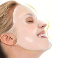 Máscara De Silicona 3D Para Cuidado Facial Reutilizable Herramienta De Firmeza Facial Máscara Fija Para Hidratación De La Piel - details 1