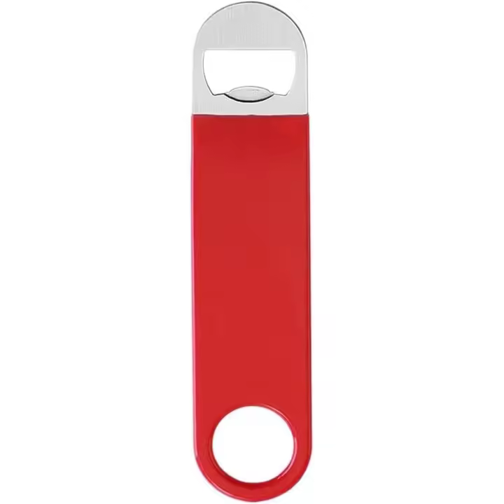 Abridor de botellas Plano de Maple inoxidable resistant de 18 cm (3 piezas), sólido y duradero, color Rojo - 1