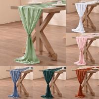 Corredor De Mesa De Tela De Organza 30cm X 300cm Estilo Bohemio Romántico Para Bodas Cumpleaños Y Decoración De Mesa De Valentine's Day - details 9