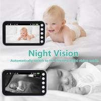 Monitor De Bebé De 4.3 Pulgadas Con Batería De 2000mAh Vida Video Cámara Inalámbrica Y Audio Intercomunicador Visión Nocturna Automática Para Niños Cuidador - details 6