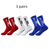 3 Pares De Medias De Fútbol Antideslizantes Para Hombres Deportes Al Aire Libre Tamaño 39-45 Nylon Comodidad Para El Deporte - details 4