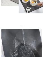 Mantel De Café Super Absorbente Grande Placa De Cocina Almohadilla De Secado Rápido Antideslizante Para Utensilios De Cocina Matriz De Diatomeas Moderna - details 1