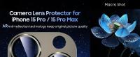 Protector De Lente De Cámara De Aleación De Aluminio Para iPhone 15 pro Max Vidrio Templado Cubierta De Pantalla Protector Para iPhone 15 pro - details 0