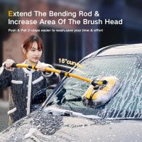 Cepillo universal para limpieza de coches, fregona telescópica de mango largo, escoba de chenilla, accesorios para lavado de coches - details 7