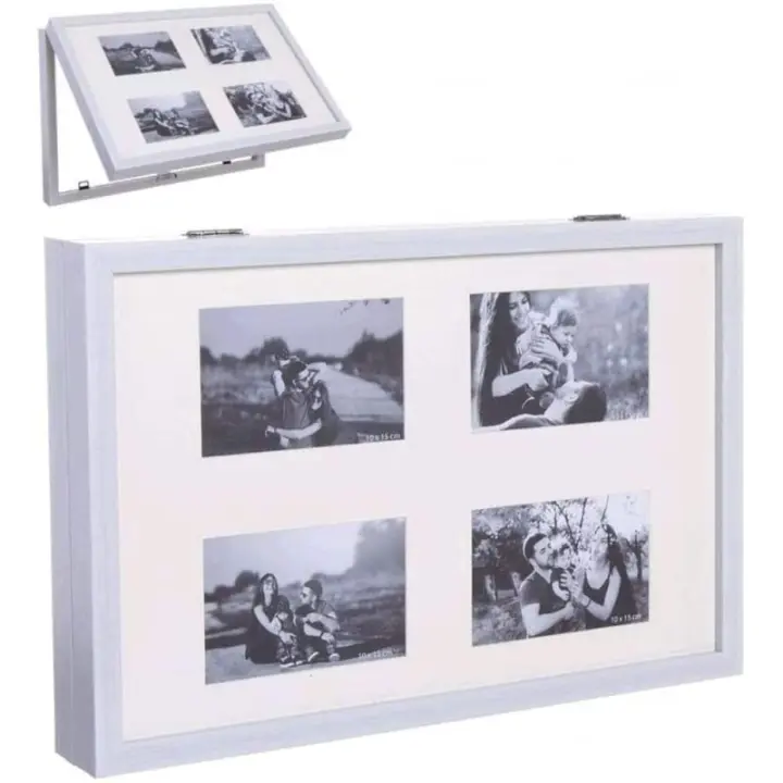 Tapa de Contador de luz Cubre Cuadros electricos multifoto Blanco plastico (48x32x7cm) - 1