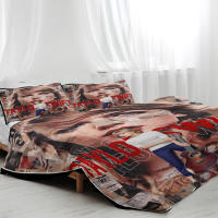 Set De Edredón Y Sábanas Ligero Y Suave De Microfibra 3 Piezas Look Back on the Girl Con Fundas De Almohada Moderno Para Cama - details 12