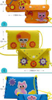 Kit De Manualidades Para Niñas Principiantes 5PCS Sew Your Own Purses Sewing Bags Proyecto De Actividades Grupales Para Jóvenes Escolares Regalo De Juguete - details 11