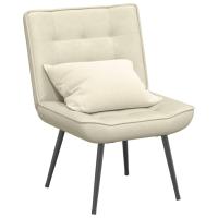 vidaXL Sillón de relax terciopelo 64x74x84 cm en color Crema/Verde oscuro/Gris claro y más - details 0