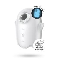 SATISFYER GLOWING GHOST SUCCIONADOR CLITORIS Y VIBRADOR BRILLA EN LA OSCURIDAD JUGUETES SEXUALES - details 0