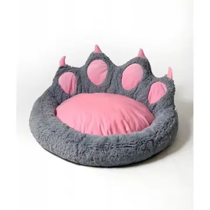 GoGift cama para perro Claws 75 x 75 cm gris - 1