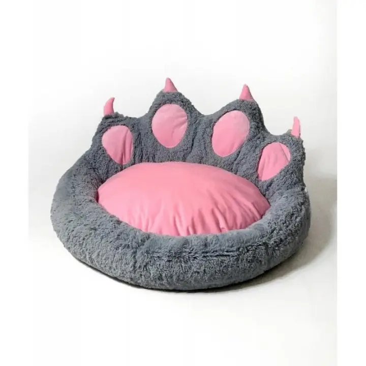 GoGift cama para perro Claws 75 x 75 cm gris - 1