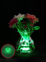 Luz LED Submersible Mini Con Control Remoto Para Eventos Fiesta Vaso Acuario Batería Incluida Luz Nocturna Redonda Para Decoración - details 9
