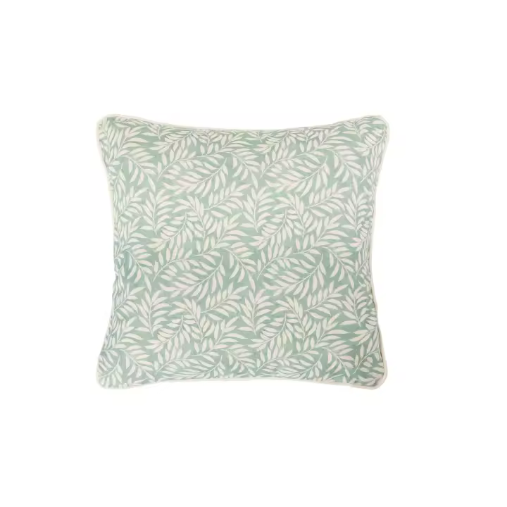 Adda Home Cojín Lino Hojas 45x45 Cm - Estilo y Comodidad - 1