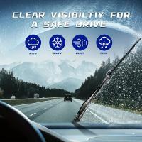 LimpiaParabrisas De Coche Para Chevrolet Captiva MK1 2006-2018 LimpiaParabrisas U-Tipo De Goma Suave Sin Hueso HD Silencioso Y Duradero 24 "+16" - details 0