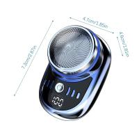 Afeitadora Eléctrica Portátil Para Viajes Mini Para Hombres Cabello Y Barba Recargable Sin Cable Tamaño De Bolsillo Para Carro Y Hogar - details 13