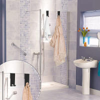 Gancho De Ducha De Acero Inoxidable Para Puerta De Vidrio Gancho De Baño Ligero Gancho Para Toalla De Ducha Soporte De Ducha - details 35
