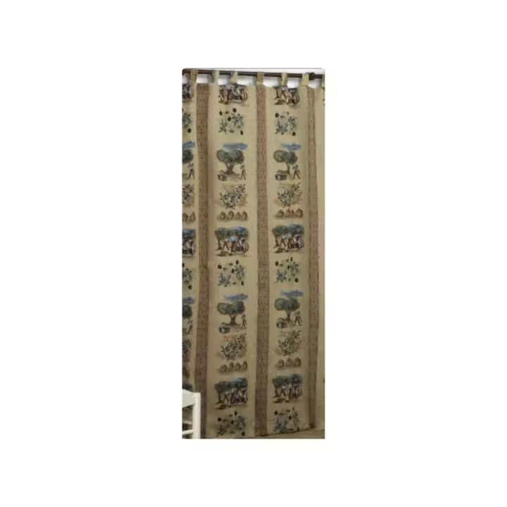 MAXHOME- Cortina Alpujarra  alpujarreña con trabillas -140x260cm Para Interior/Exterior - 1