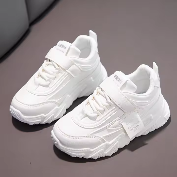 Zapatillas Deportivas Infantiles Para Niñas Y Niños Corridas Comodidad PU Suave Escuela Casual Clásico Moda Antideslizante Primavera Otoño - 1
