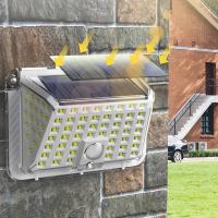 Lámpara De Pared Solar LED Super Brillante Con 90 LEDs 3 Modos Luz De Seguridad Exterior Para Jardín Patio Instalación Fácil Sin Bombillas Incluidas - details 1