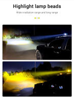 BLALION Lámpara De Conducción LED Mini Para Motocicleta Con Lente Proyectora Doble Color Super Brillante Antiniebla Accesorio Para ATV Scooter Universal - details 3