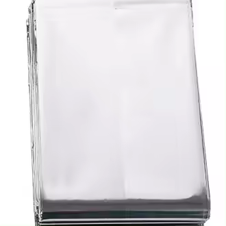 Manta reflectante de emergencia plegable de 10 piezas para salvar Vitas | Protección contra el frío, El Sol y Las Bajas temperaturas - Camping al Aire Libre - 1