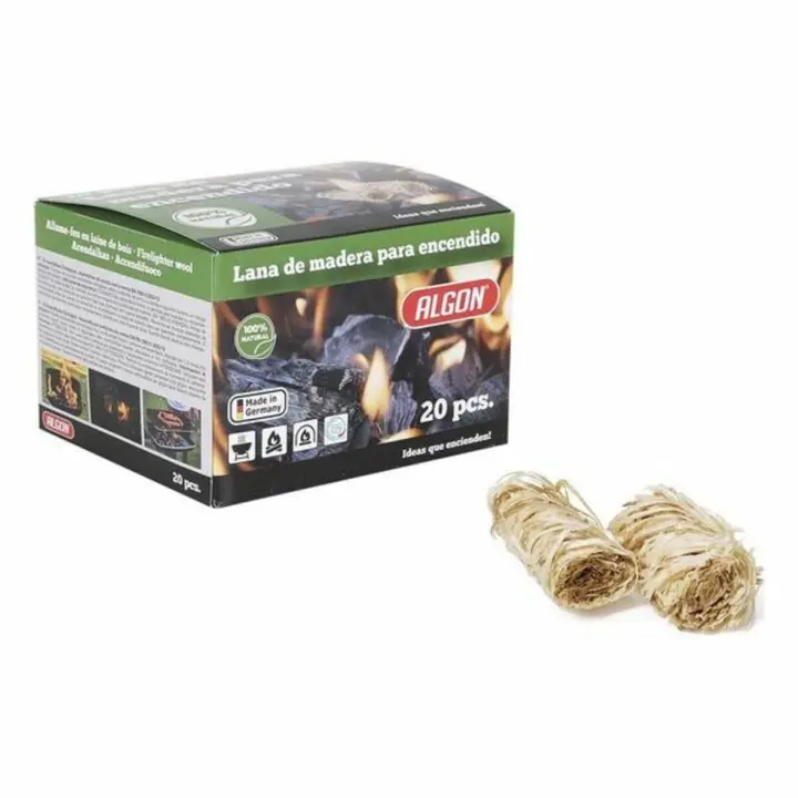 Madera con Cera para Barbacoa Algon (20 pcs) - 1
