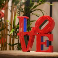 MOC Bloques De Construcción Creativos Y Compatibles Nuevos Figura De AMOR 791 Piezas Modelo De Arte Para Niños Regalo De Navidad - details 2