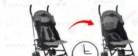 Silla de paseo bebé Plegable Mobiclinic® Respaldo reclinable cochecito de bebé Doble sistema de seguridad Silla de paseo infantil Ruedas extraíbles Arnés ajustable 5 puntos Silla de paseo ligera Verde y negra Elefant - details 2