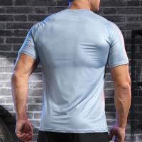 Camiseta De Hombre Verano Manga Corta Algodón Transpirable Ropa De Gimnasio Fitness Camiseta Deportiva Para Yoga Y Correr - details 16