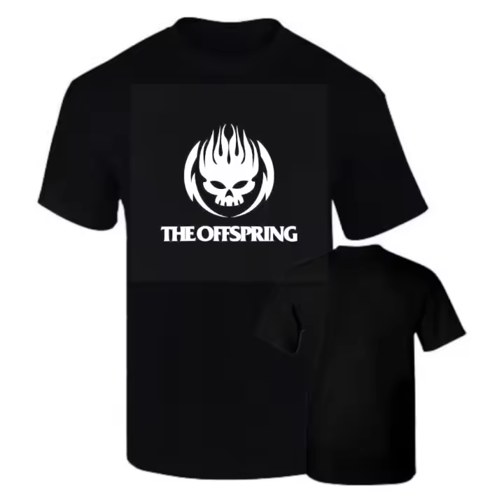 Camiseta Premium Offspring Musica Punk Rock 190grs blanca o negra 100% algodon Unisex - 1