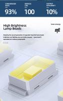 Lámpara Solar LED Para Exterior Con Sensor De Movimiento Alta Brillo Para Jardín Iluminación Automática De Exteriores - details 5