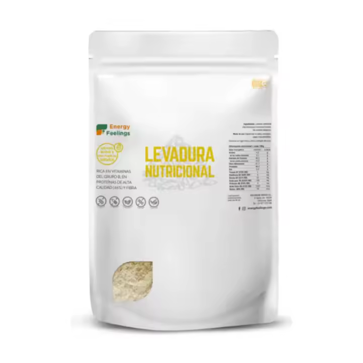 Levadura Nutricional en Copos, Sin Gluten y Alta en Proteínas y Vitaminas B 1kg - Energy Feelings - 1