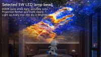 Proyector De Galaxia Con Astronauta Y 13 Piezas De Película Luz Nocturna Para Habitación De Niños Planetario 360° Giratoriolampara De Noche Para Dormitorio - details 5