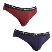 dim-Pack-2 Slips Hombre Dim Cotton Streech