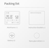 Termómetro Y Reloj De Pared LCD Para Habitación De Bebé Precisión Alta Medidor De Temperatura Y Humedad Electrónico Para El Hogar - details 10