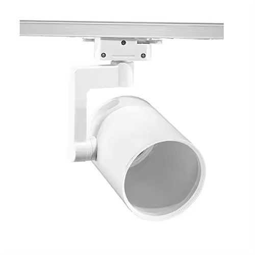 Carcasa De foco De Carril Bifasico Color Blanco E27 - 1