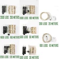 Luces De Navidad LED Impermeables 10-200m Para Jardín Fiesta Decoración Arbolado Matrimonio DIY Con Enchufe Incluido - details 11