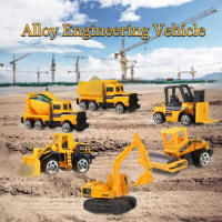 Set De 6 Juguetes De Coche Miniatura De Aleación Para Niños Modelo Clásico De Construcción Simulada Coche De Ingeniería Con Slide Juguetes Educativos Para Regalo - details 0