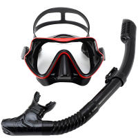 Máscara De Buceo Y Snorkel Profesional Con Vidrio Templado Kit De Snorkel Para Natación Y Entrenamiento Para Adultos Y Jóvenes - details 10