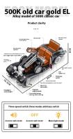 Coche De Juguetes De Acción 1:18 500K Modelo De Metal Con Llantas De Goma Luz Y Sonido Para Niños Regalos De Navidad - details 3