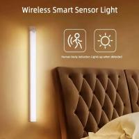 Tira De Luz LED Con Sensor De Movimiento Humano Para Armarios Y Escaleras Recargable Por USB Magnética Y Wireless Para Corredores Y Armarios - details 2
