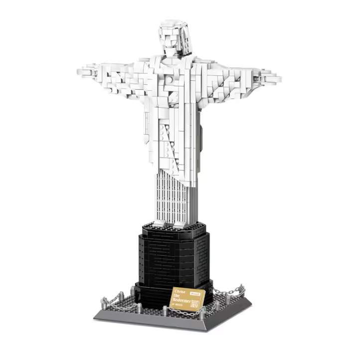 Bloques De Construcción Cristo Redentor 973PCS Arquitectura Famosa Del Mundo Juguetes Educativos Para Niños Compatible Con Lego - 1