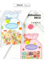 100pcs Pegatinas Decorativas De Corazón Girly Para Álbum De Memorias Estéticas Y Scrapbooking Irregular Papel >3 Años - details 0